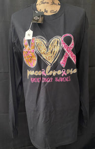 Peace Love Cure Breast Cancer Awareness